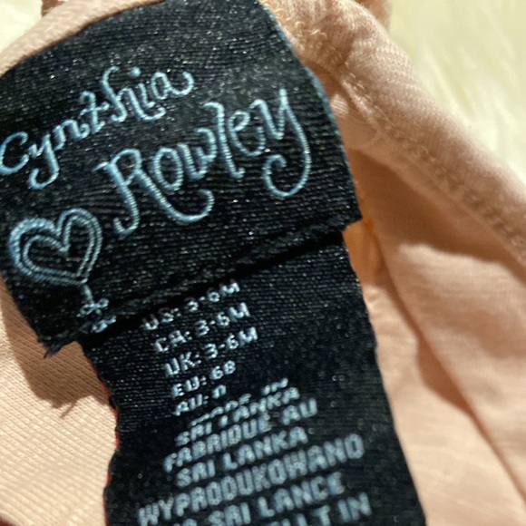 3/25$ Cynthia Rowley 3 Piece matching set Shorts and Dress Headband Size 3-6 mos - Picture 5 of 5